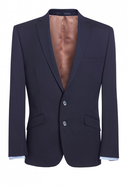 Gents - Holbeck Slim Fit Jacket Navy Plain