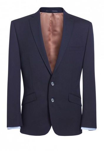 [UNI341] Gents - Holbeck Slim Fit Jacket Navy Plain