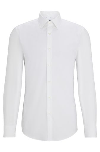 [UNI47744] Gents - Slim Fit Classic Shirt L/S White